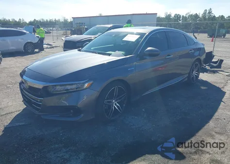 2021 Honda Accord Hybrid Touring from USA, damaged, VIN 1HGCV3F90MA013726